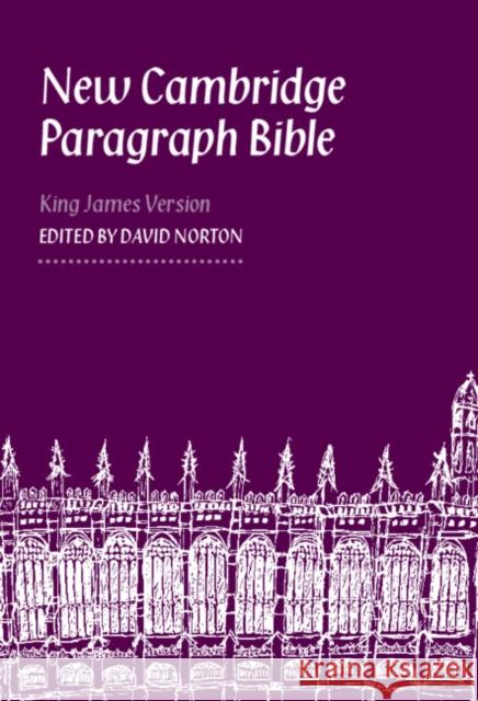 New Cambridge Paragraph Bible, KJ590:T: Personal size  9780521195010 Cambridge University Press
