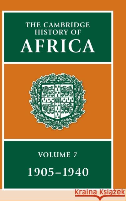 The Cambridge History of Africa Andrew Roberts 9780521225052 Cambridge University Press