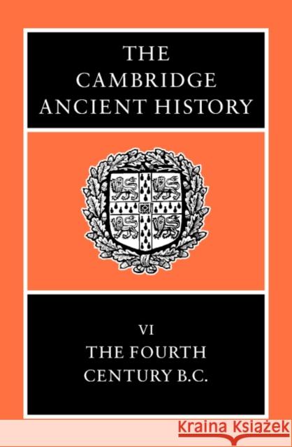 The Cambridge Ancient History D. M. Lewis Martin Ostwald Simon Hornblower 9780521233484 Cambridge University Press
