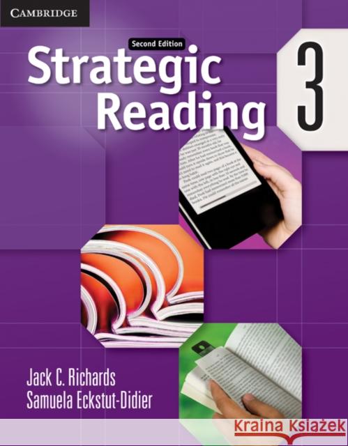 Strategic Reading Level 3 Student's Book Jack C. Richards Samuela Eckstut-Didier  9780521281119 Cambridge University Press
