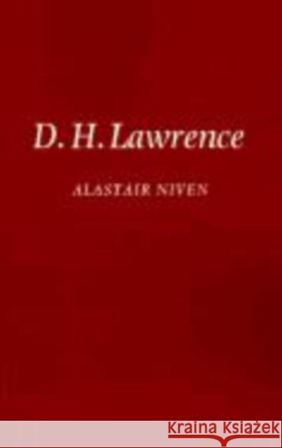 D. H. Lawrence: The Novels Niven, Alistair 9780521292726 Cambridge University Press