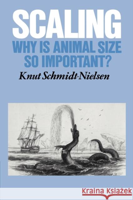 Scaling: Why Is Animal Size So Important? Schmidt-Nielsen, Knut 9780521319874 Cambridge University Press