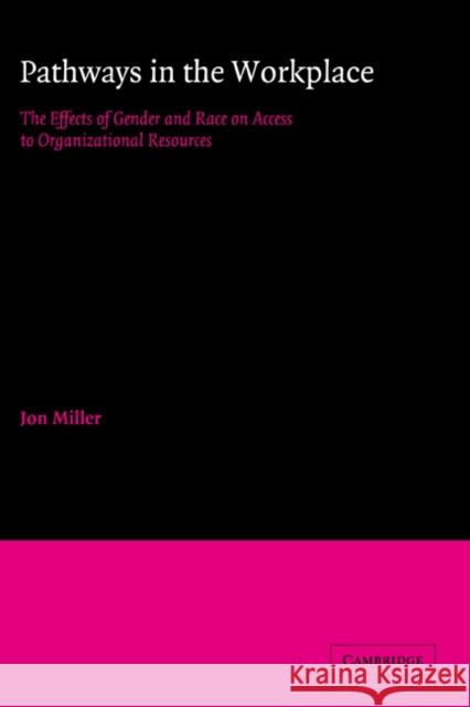 Pathways in the Workplace : The Effects of Gender and Race on Access to Organizational Resources Jon Miller 9780521323659 Cambridge University Press
