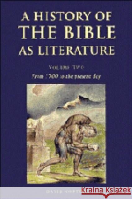 A History of the Bible as Literature: Volume 2, from 1700 to the Present Day Norton, David 9780521333993