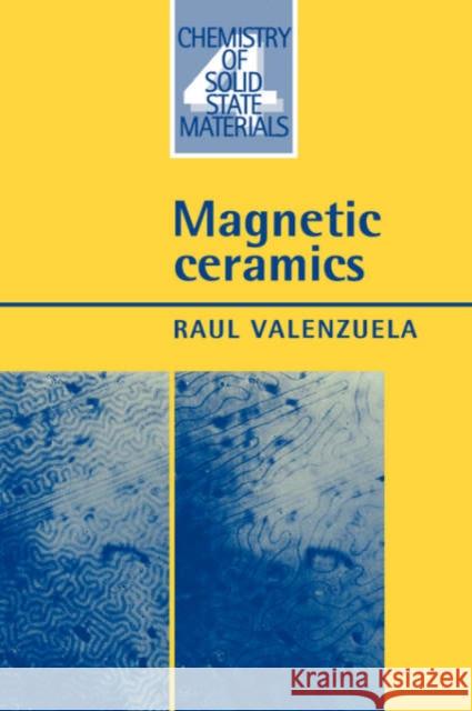 Magnetic Ceramics Raul Valenzuela Bruce Dunn John W. Goodby 9780521364850