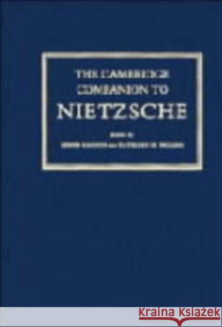 The Cambridge Companion to Nietzsche Bernd Mangus Bernd Magnus Kathleen Higgins 9780521365864