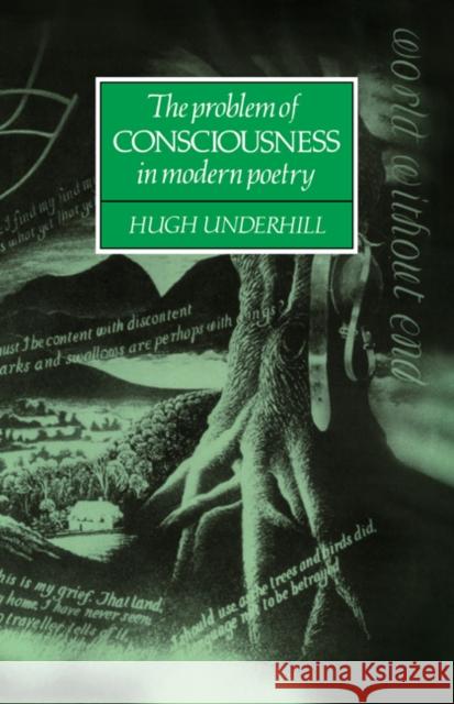 The Problem of Consciousness in Modern Poetry Hugh Underhill 9780521410335 Cambridge University Press