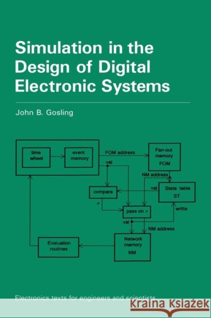 Simulation in the Design of Digital Electronic Systems John B. Gosling J. B. Gosling 9780521426725 Cambridge University Press
