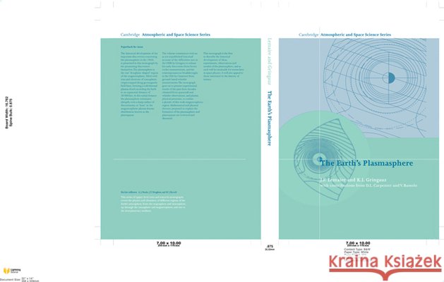 The Earth's Plasmasphere J. Lemaire Alexander J. Dessler John T. Houghton 9780521430913