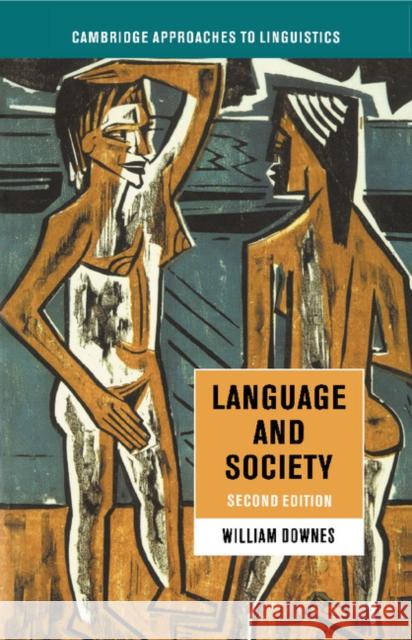 Language and Society William Downes 9780521450461