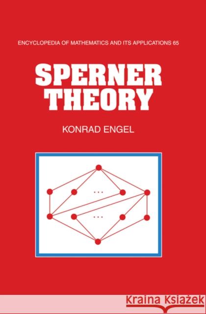 Sperner Theory Konrad Engel G. -C Rota B. Doran 9780521452069 Cambridge University Press