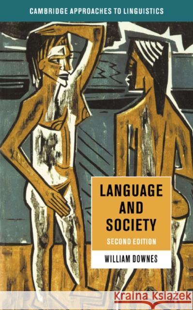 Language and Society William Downes Jean Aitchison 9780521456630 Cambridge University Press