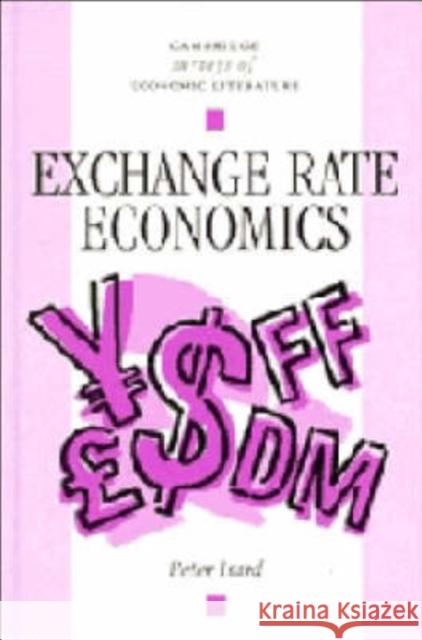 Exchange Rate Economics Peter Isard 9780521460477 Cambridge University Press