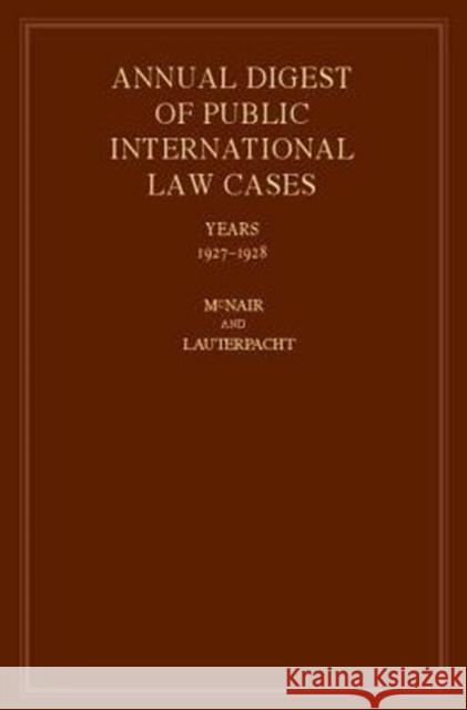 International Law Reports Arnold D. McNair, H. Lauterpacht 9780521463492 Cambridge University Press