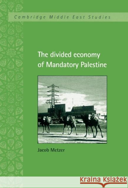 The Divided Economy of Mandatory Palestine Jacob Metzer 9780521465502
