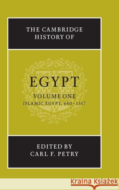 The Cambridge History of Egypt Cary F. Petry Martin W. Daly Carl F. Petry 9780521471374