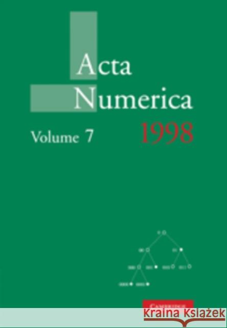 ACTA Numerica 1995: Volume 4 Iserles, Arieh 9780521482554 Cambridge University Press