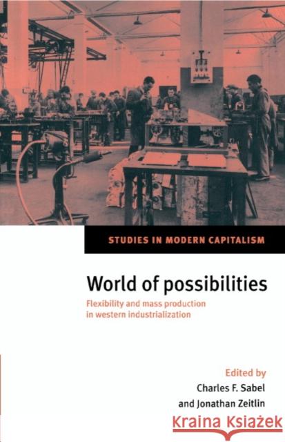 World of Possibilities Sabel, Charles F. 9780521495554 Maison Des Sciences de L'Homme