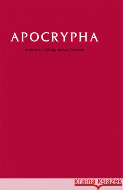 KJV Apocrypha Text Edition, KJ530:A  9780521506748 Cambridge University Press