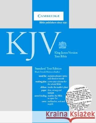 KJV Emerald Text Bible, Black French Morocco Leather, KJ533:T  9780521507813 Cambridge University Press