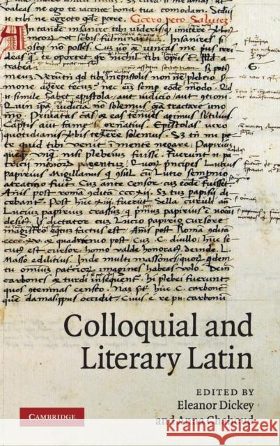 Colloquial and Literary Latin Eleanor Dickey 9780521513951