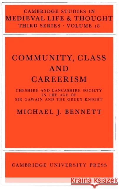 Community, Class and Careers Michael J. Bennett 9780521521826 Cambridge University Press