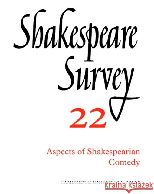 Shakespeare Survey Kenneth Muir Jonathan Bate Michael Dobson 9780521523592 Cambridge University Press