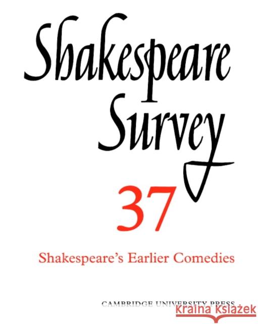 Shakespeare Survey Stanley Wells Jonathan Bate Michael Dobson 9780521523752 Cambridge University Press