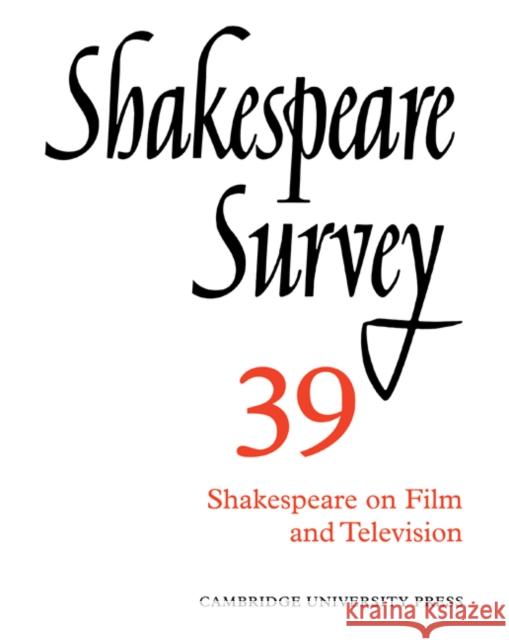 Shakespeare Survey Stanley Wells Jonathan Bate Michael Dobson 9780521523776 Cambridge University Press