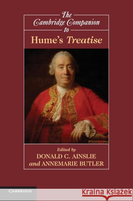 The Cambridge Companion to Hume's Treatise Donald C Ainslie & Annemarie Butler 9780521529143 CAMBRIDGE UNIVERSITY PRESS