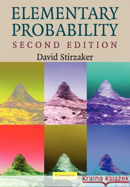 Elementary Probability David Stirzaker 9780521534284 0