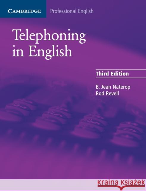 Telephoning in English Pupil's Book B Jean Naterop 9780521539111 0