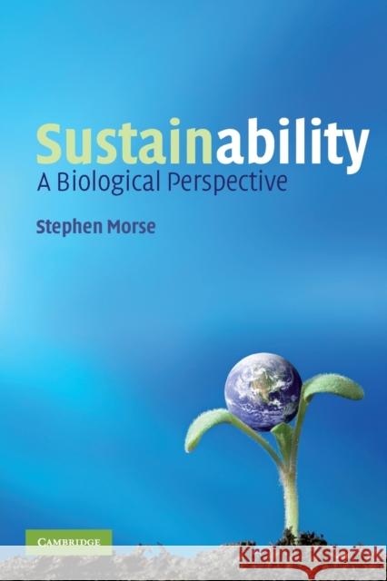 Sustainability Morse, Stephen 9780521543002 0