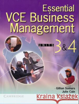 essential vce business management units 3 and 4 book  Somers, Gillian 9780521543026