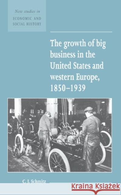 The Growth of Big Business in the United States and Western Europe, 1850-1939 Christopher Schmitz Maurice Kirby 9780521557719