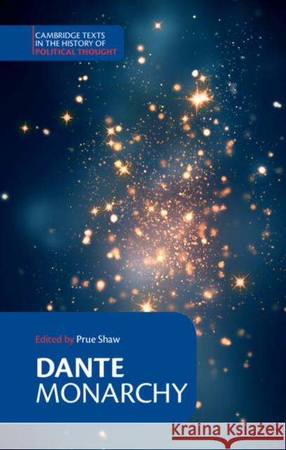 Dante: Monarchy Alighieri Dante 9780521567817 0