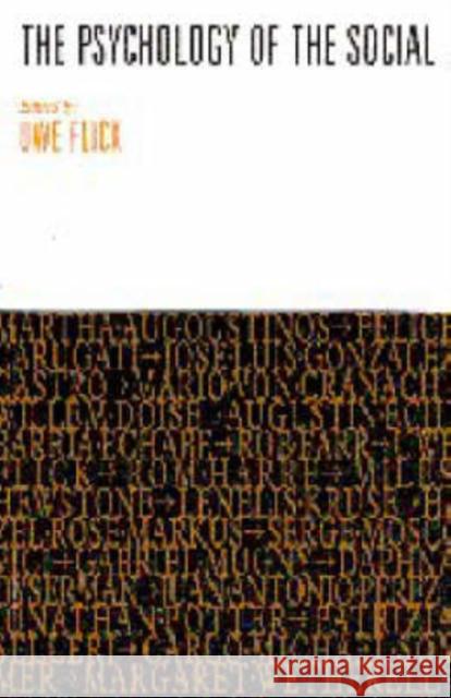 The Psychology of the Social  9780521588515 CAMBRIDGE UNIVERSITY PRESS