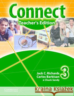 Connect Teachers Edition 3 Portuguese Edition Jack C. Richards Carlos Barbisan Chuck Sandy 9780521594745 Cambridge University Press