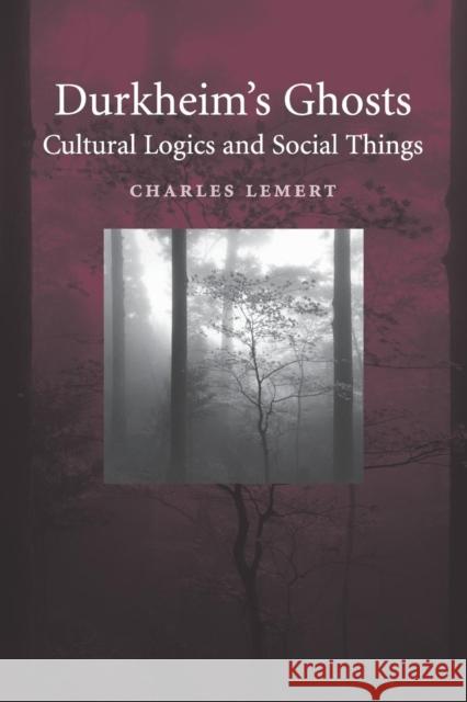 Durkheim's Ghosts: Cultural Logics and Social Things Lemert, Charles 9780521603638 Cambridge University Press