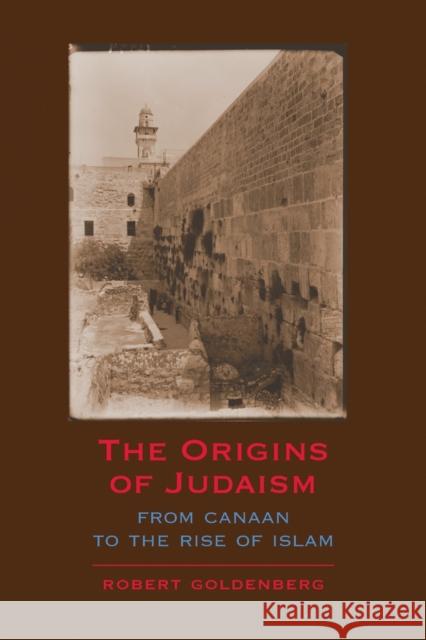 The Origins of Judaism: From Canaan to the Rise of Islam Goldenberg, Robert 9780521606288 Cambridge University Press