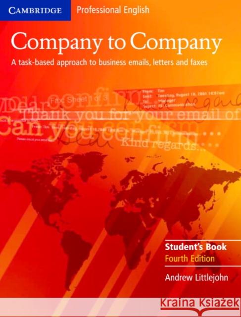 Company to Company Student's Book Andrew Littlejohn 9780521609753 Cambridge University Press