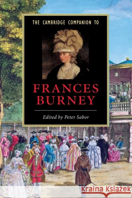 The Cambridge Companion to Frances Burney Peter Sabor 9780521615488 Cambridge University Press