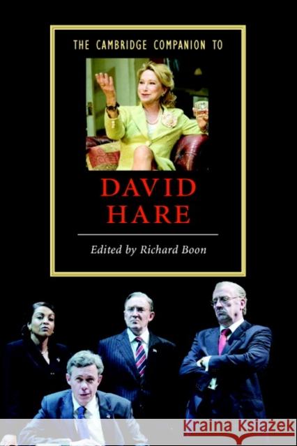 The Cambridge Companion to David Hare Richard Boon 9780521615570