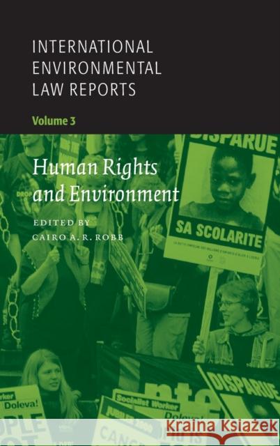 International Environmental Law Reports  9780521650366 CAMBRIDGE UNIVERSITY PRESS