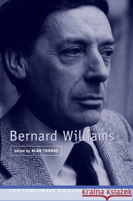 Bernard Williams Alan Thomas 9780521665551 Cambridge University Press