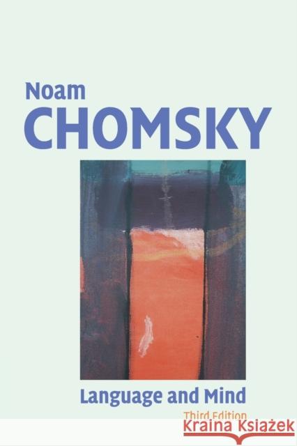 Language and Mind Noam Chomsky 9780521674935 Cambridge University Press