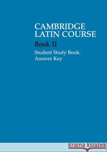 Cambridge Latin Course 2 Student Study Book Answer Key   9780521685948 0