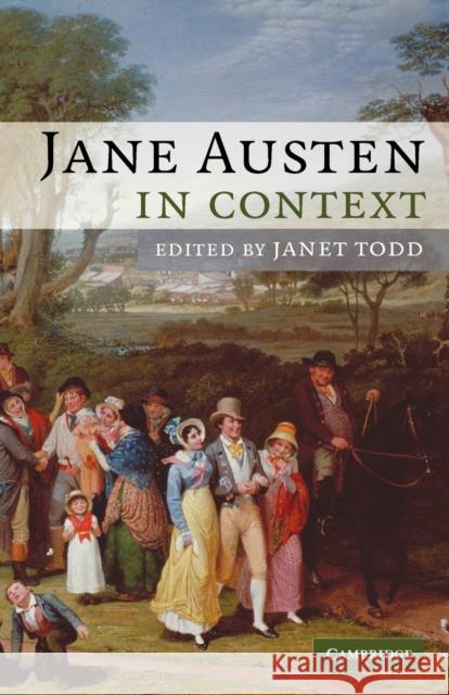 Jane Austen in Context Janet Todd 9780521688536 0