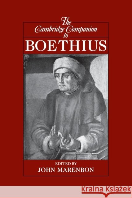 Camb Companion to Boethius Marenbon, John 9780521694254 0