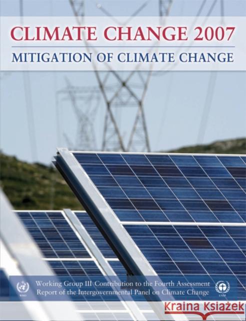 Mitigation of Climate Change Intergovernmental Panel On Climate Chang 9780521705981 Cambridge University Press